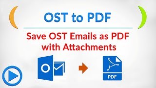 Indya OST to PDF Converter - How to Convert OST File to PDF with Attachments