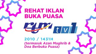 Rehat Iklan Buka Puasa Rtm Tv1 20101431H Termasuk Azan Maghrib & Doa Berbuka Puasa