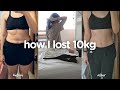How i lost 10kg 22lbs  70kg  60kg  my diet routine for weight loss