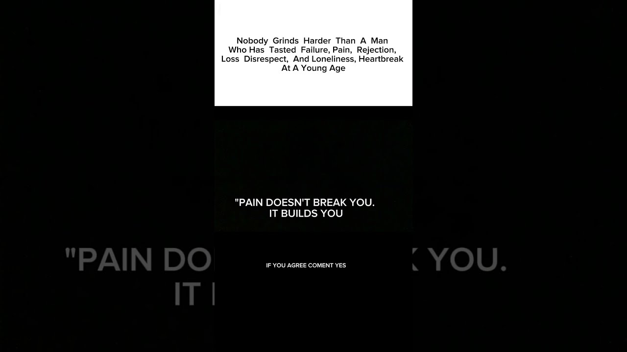 NOBODY GRINDS HARDER THAN A MAN Motivation Quotes Mindset Success Youtubeshorts Shorts Short