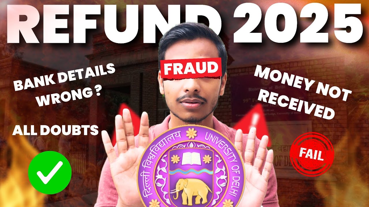 DU UG 2025 REFUND UPDATE | REFUND Not Received Bank Account Change Form | Withdraw 2025 DU