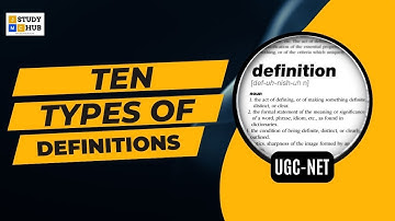 Types of Definitions | Lexical, Stipulative, Persuasive, Operational, Functional Definitions etc.