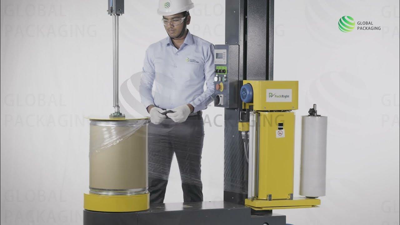 PR FG 800B Box Stretch Wrapping Machine YouTube