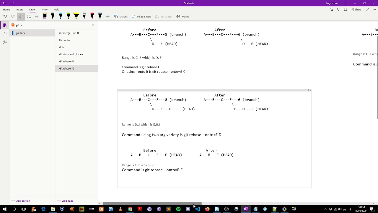 A comprehensive look at all git rebase commands - YouTube
