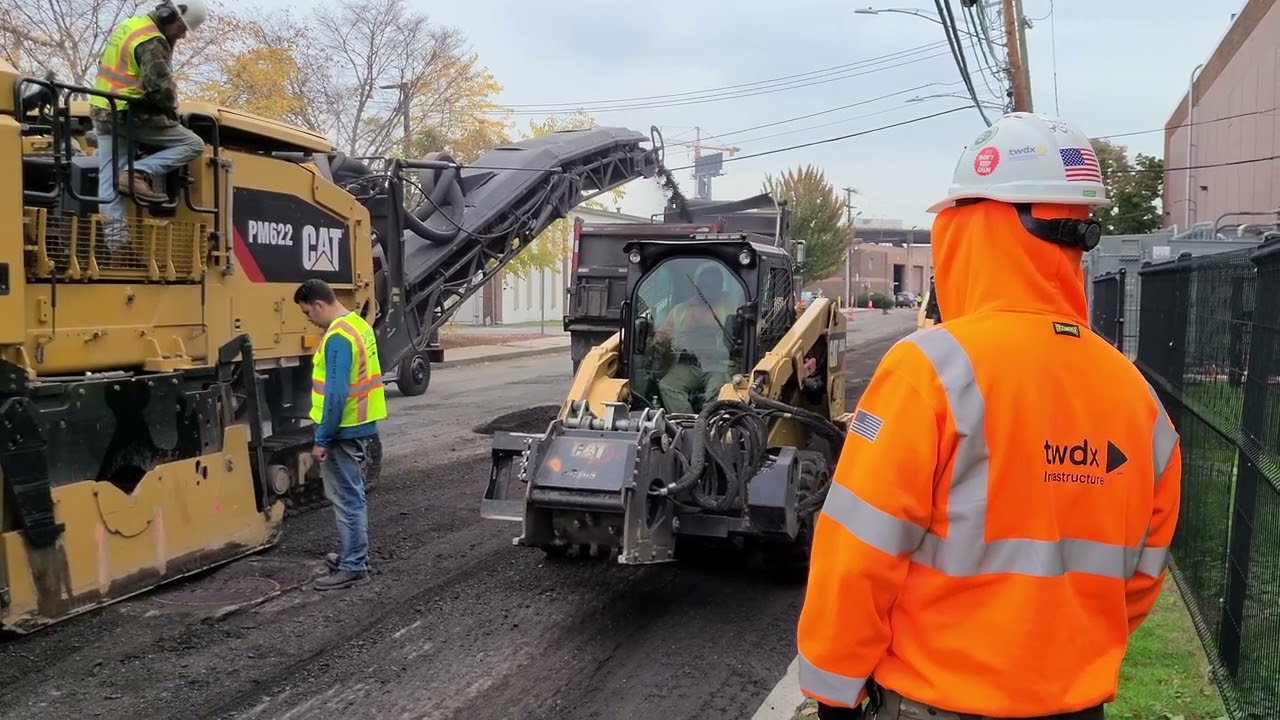 Street milling for Third Avenue Interconnection