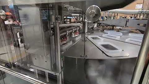 Dry-test of a rotary cup filling machine | Primodan and Select Equip