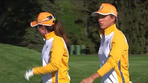 Solheim Cup 2021 Foursomes Day 2 Melissa Reid/Leon...