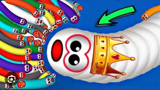 Worm hunt io 011 | Magic gameplay🐍killing 100 + snake || best slither game🔥 screenshot 5