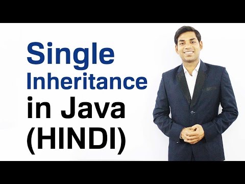 Single Inheritance in Java (HINDI)