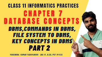 CLASS 11 IP CHAPTER 7 DATABASE CONCEPTS TERM 2 | CBSE NCERT 2020-2021 |#cbseterm2  #hamariacademy