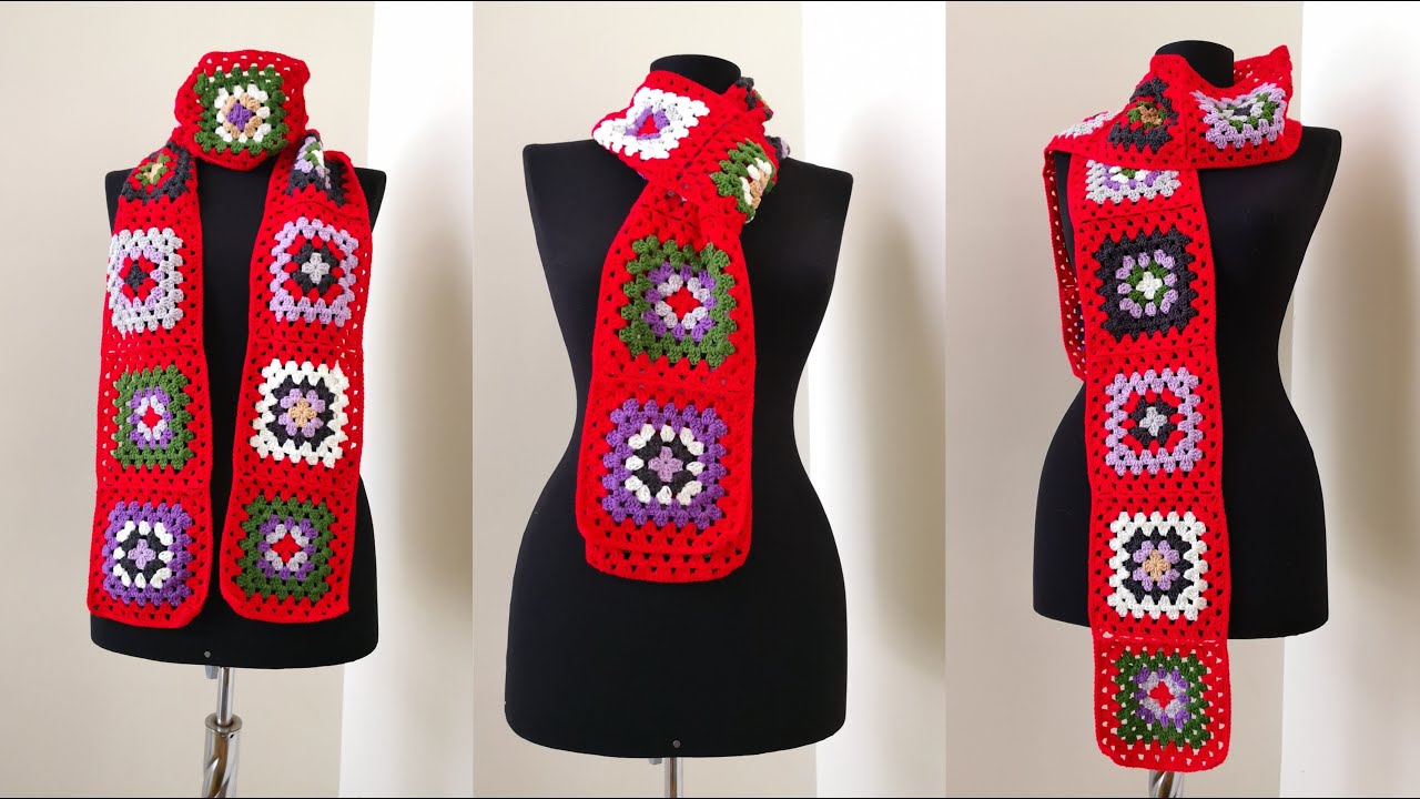 En Kolayından Motifli Boyunluk / Atkı Yapımı