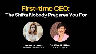 First-time CEO: The Shifts Nobody Prepares You For