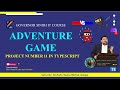 Adventure game in typescript tutorial step by step