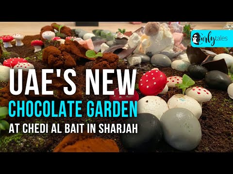 UAE'S Chocolate Garden Made Of 12 Edible Ingredients At Chedi Al Bait Sharjah | Curly Tales Dubai