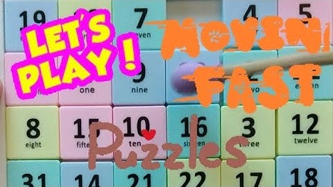 MOVING FAST PUZZLE GAME 01 || ASMR || SATISFYING