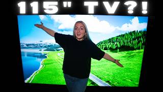 Biggest Mini-LED TV You Can Buy! TCL QM89 115" Hands On