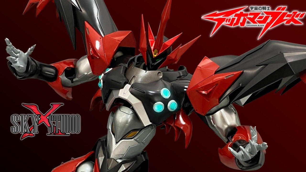 SKY x STUDIO SXD-10 Tekkaman EVIL Alloy Diecast Action Figure