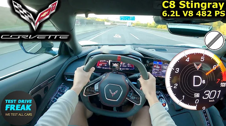 2025 Corvette C8 Stingray 6.2 V8 (482 PS) TOPSPEED POV 🏎️ Autobahn Drive | No Speed Limit