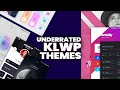 7 Best Underrated KLWP Themes of 2021 | KLWP Themes That Deserves More | Android Customization