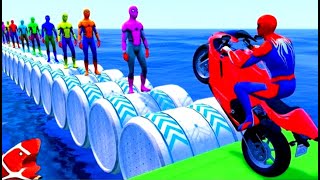 الرجل العنكبوت انقاذ باتمان Spider-Man Rescue Batman Vs Iron Man Vs Venom Funny Game Gta 5 Superhero