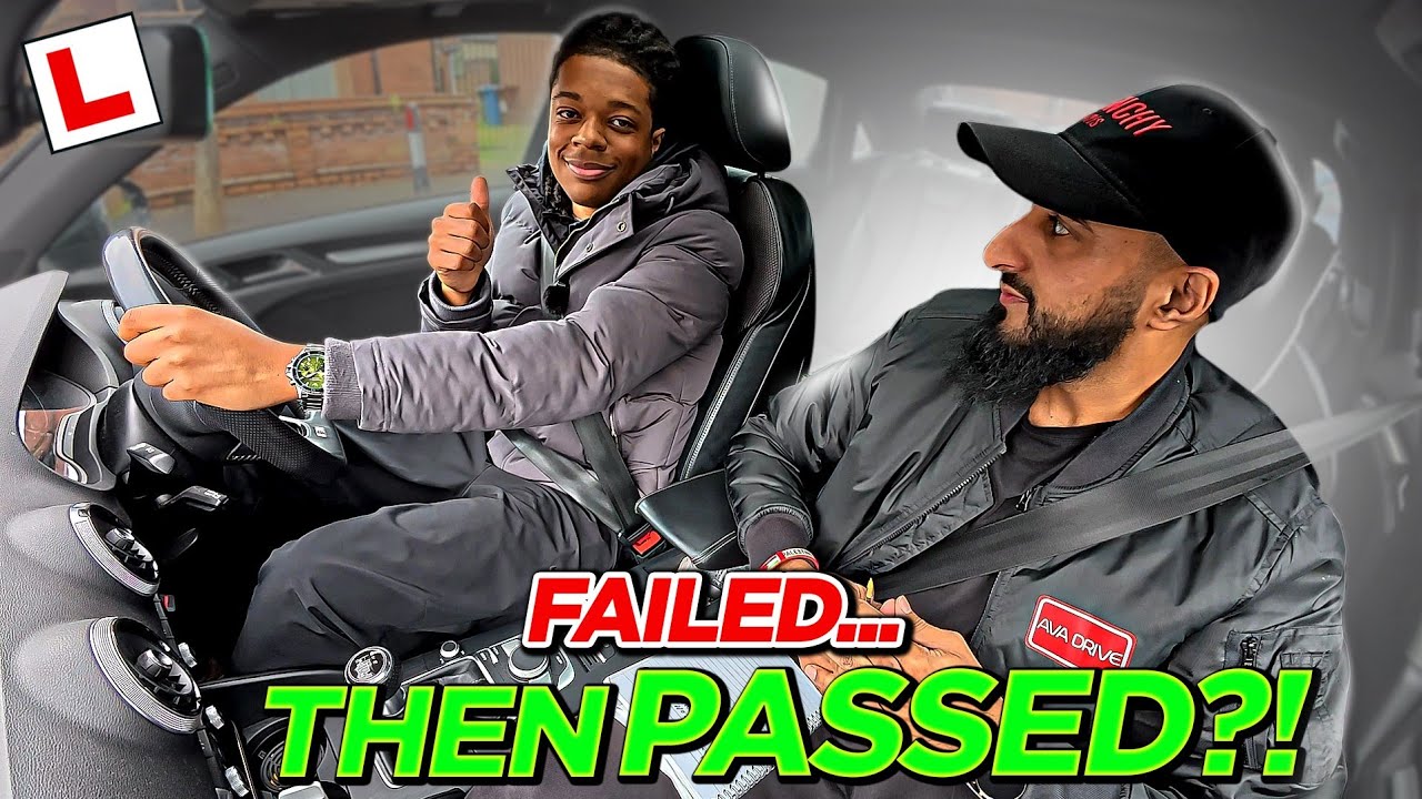 He Failed His Driving Test... But Passed This Mock (Just About!) - YouTube