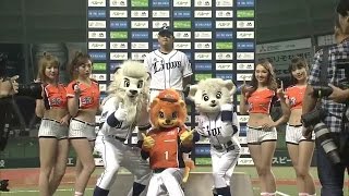 2016年8月31日 埼玉西武・森選手ヒーローインタビュー