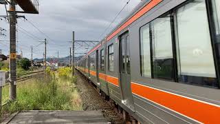 JR 313系 Y43+Y38+J3 快速大垣2525F西小坂井駅通過