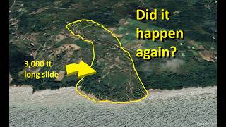 Satellites are watching the uplifted beach, and it can tell us something