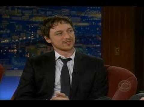 James McAvoy on the Late Late Show