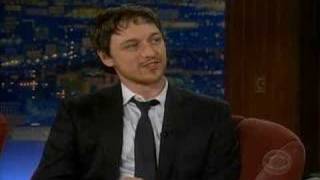 James McAvoy on the Late Late Show