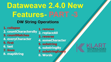 Mule4 | MuleSoft Tutorials | Dataweave 2.4.0  NewFeatures-  Part - 3
