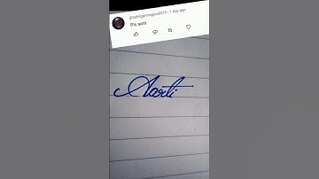 Aarti Beautiful name write in cursive writing #cursive#writing#beautiful#name#aarti#shorts#clip#feed