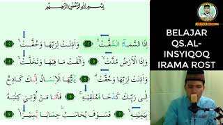 Assalamu'alaikum. belajar membaca al qur'an surah al-insyiqoq dengan
irama rost 2 rumus nada yang mudah dan cocok bagi pemula. silahkan
tonton video s...