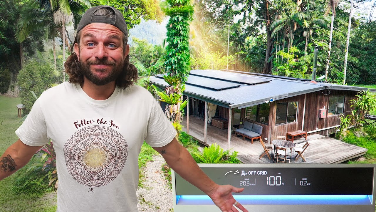 My Off-Grid Solar Battery install that feels like the FUTURE!