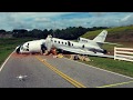 Dassault Falcon 50 Splits in Half During Fatal Runway Overrun