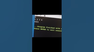 print n number in array in reverse order