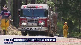 Conditions ripe for wildfires in Washington | FOX 13 Seattle