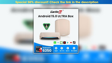 New Arrival CarlinKit Android 15.0 Ultra Box SM6350 Ai Box CarPlay Wireless Android Auto Wireless A