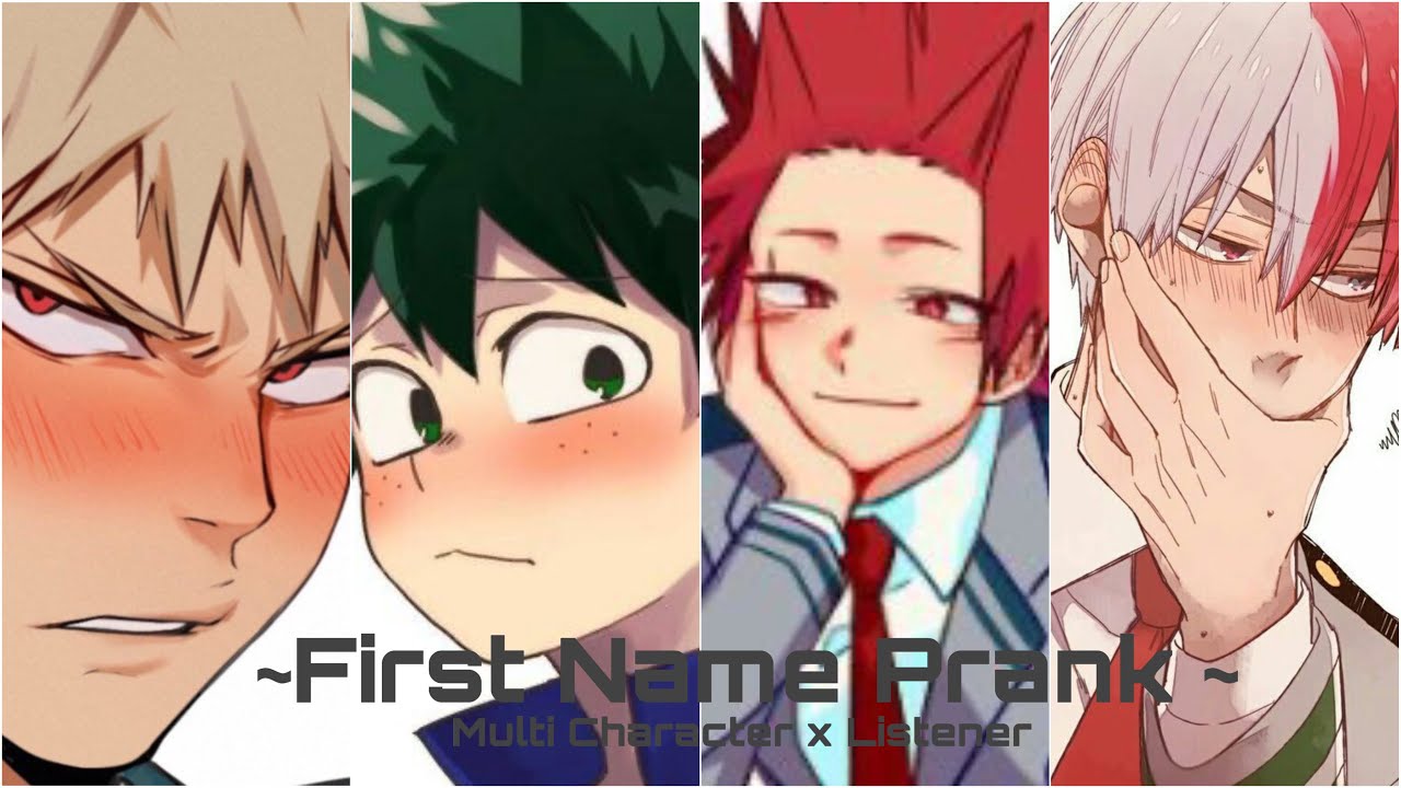 Pranking your boyfriend by calling him by his first name| BNHA Multi-Character x Listener |[Tiktok]