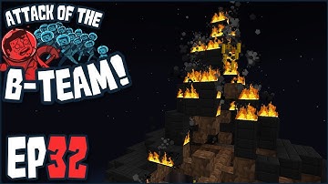 Minecraft - Attack Of The B-Team Ep 32 - "PRANKED!!! Skyzm the Evil Arsonist!!!" (B-Team Modpack)