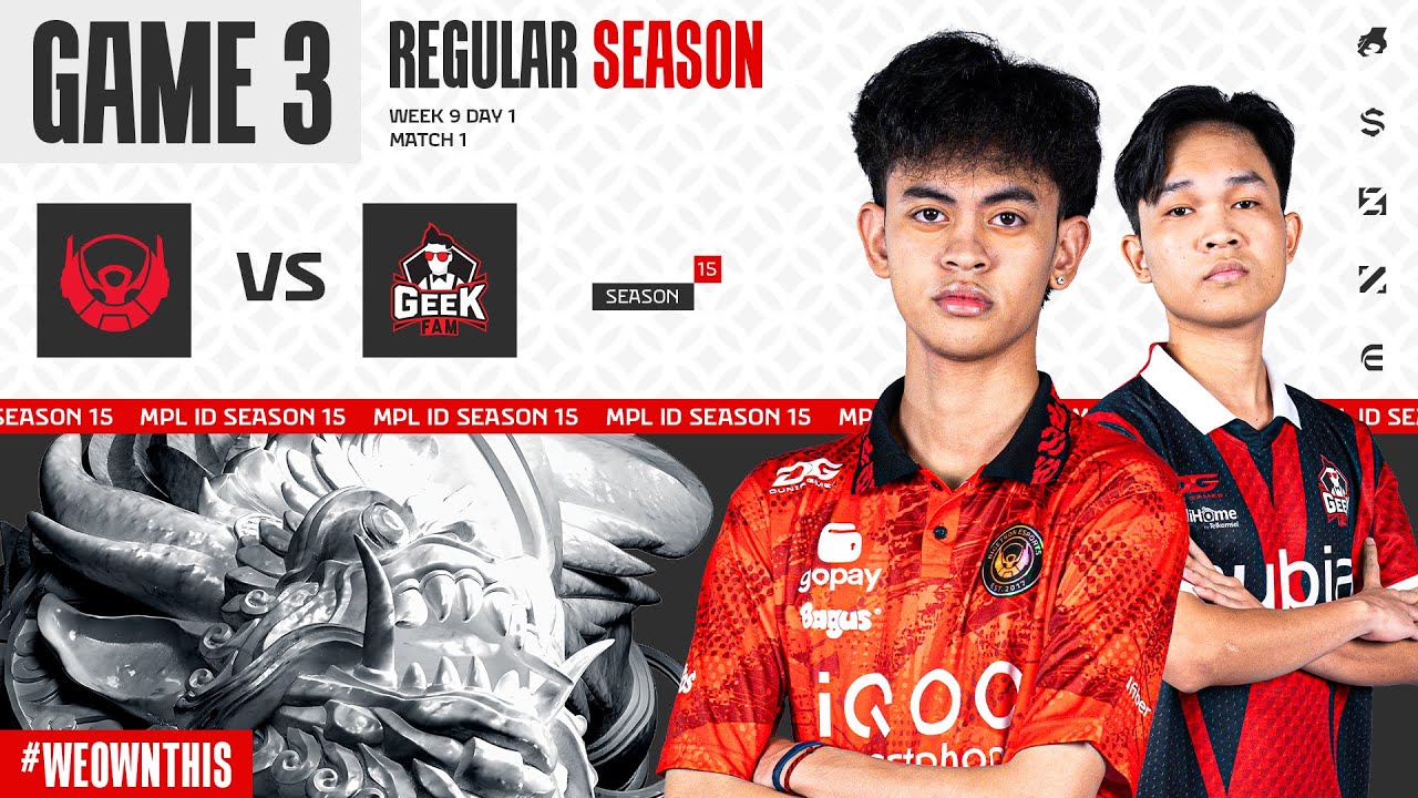 BIGETRON ESPORTS vs GEEK FAM ID | Regular Season Week 9 Day 1 | Game 3 | 