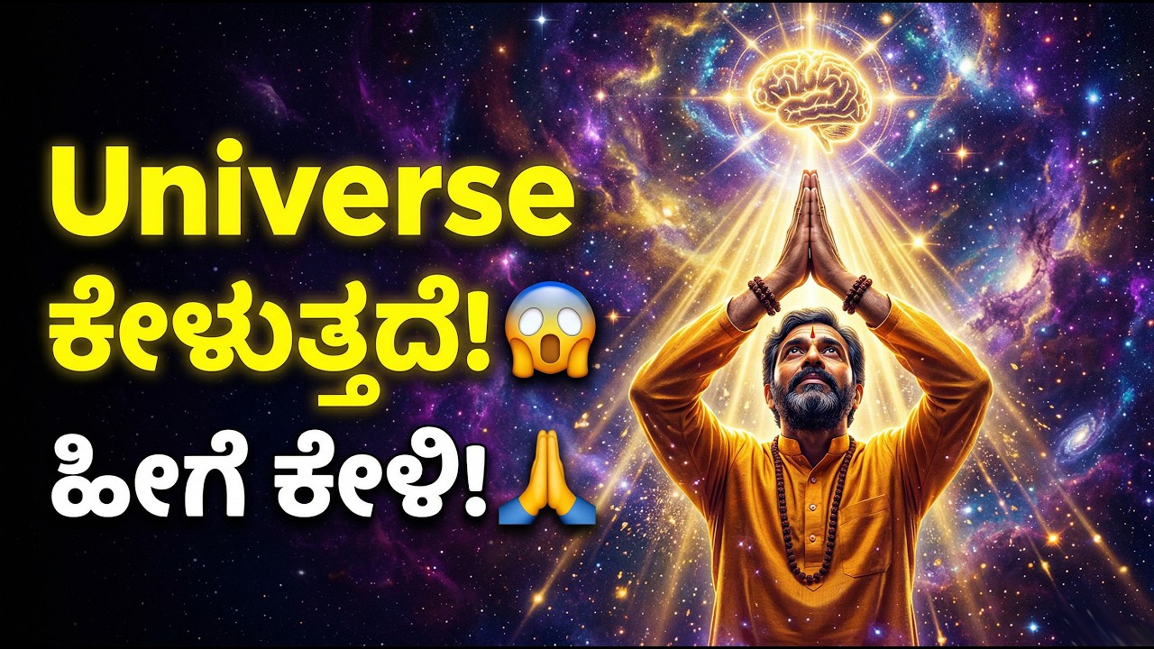 4️⃣ Universe ಗೆ ಕೇಳುವ ಸರಿಯಾದ ವಿಧಾನ ಗೊತ್ತಾ? 🧠 Secret Manifestation Technique ||