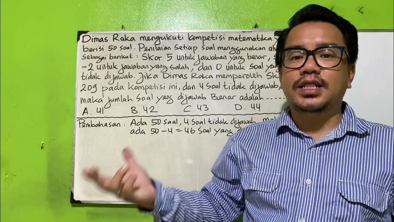 Menentukan Jumlah Soal Benar Atau Salah Jika Diketahui Skor Total Dari menentukan-jumlah-soal-benar-atau-salah-jika-diketahui-skor-total-dari