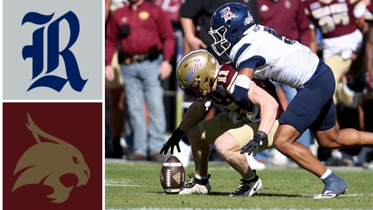 Rice vs Texas State Highlights | 2025 College Football Lockheed Martin Armed Forces Bowl Champions