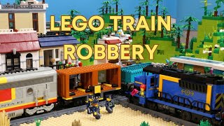 Lego train robbery (stop motion)