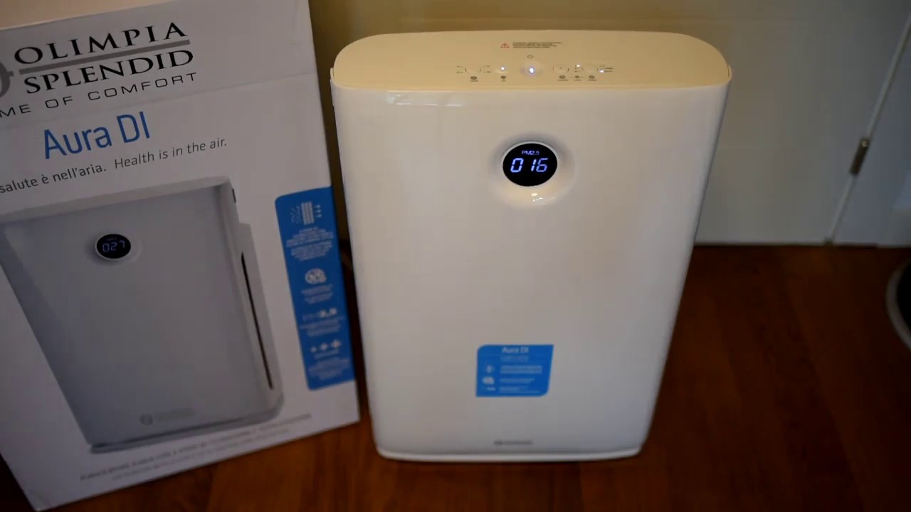 Olimpia Splendid Aura Di 54 dB Purificatore d'aria Bianco