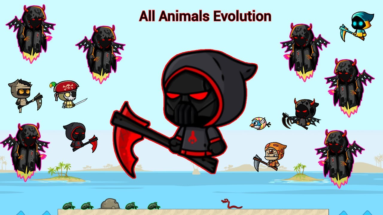 All Animals Evolution With Imperial Destroyer Reaper (EvoWorld.io)