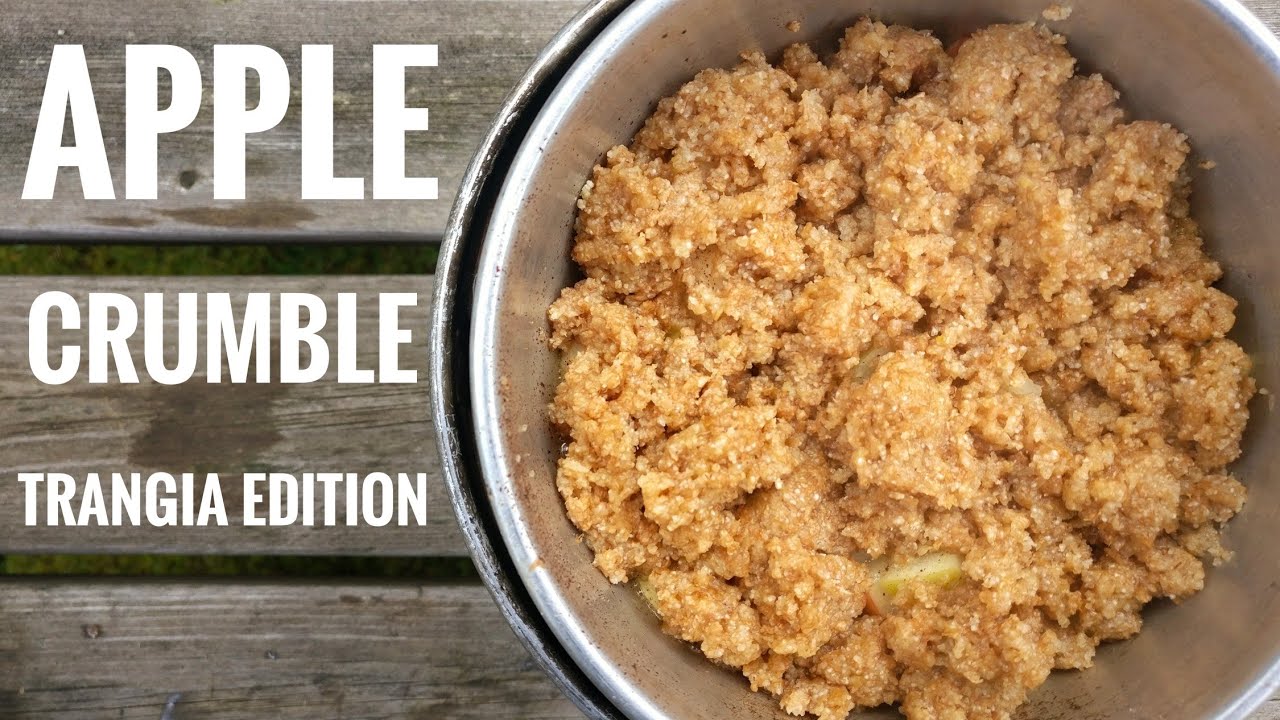 Trangia Recipes Applecrumble YouTube