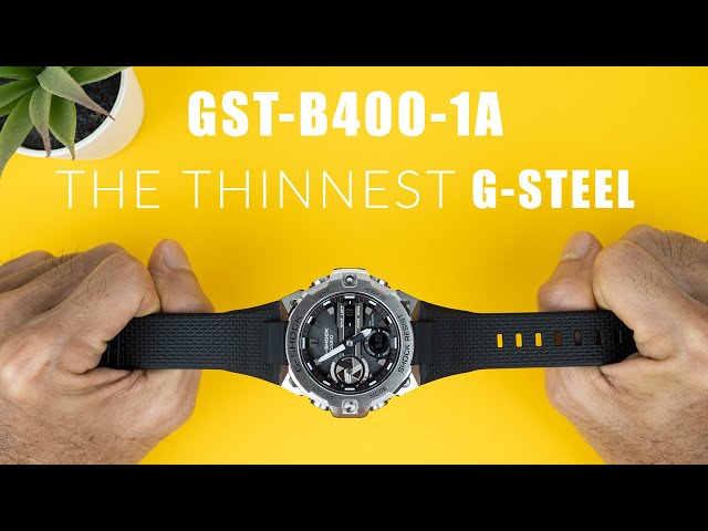 THE THINNEST G STEEL  CASIO G SHOCK GST BA   YouTube