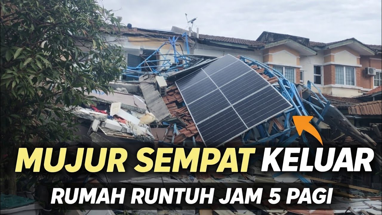 GEMPAR ‼️ RUMAH RUNTUH JAM 5 PAGI DI SENAWANG 🔴INI PENJELASAN SEBENAR KEJADIAN 